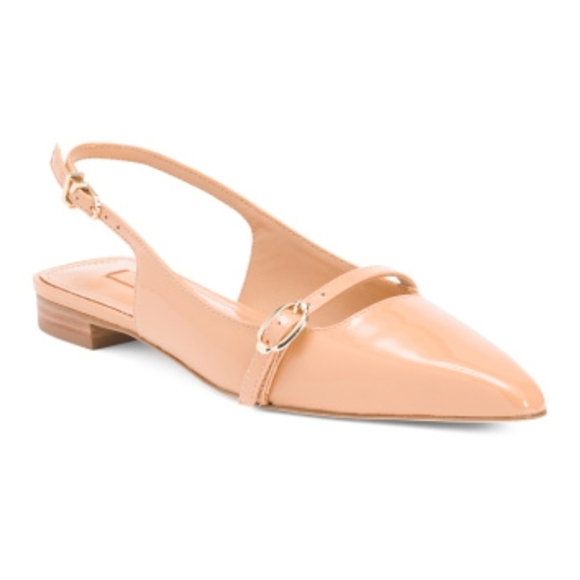 Larroude TanMade In Brazil INES Slingback Flats